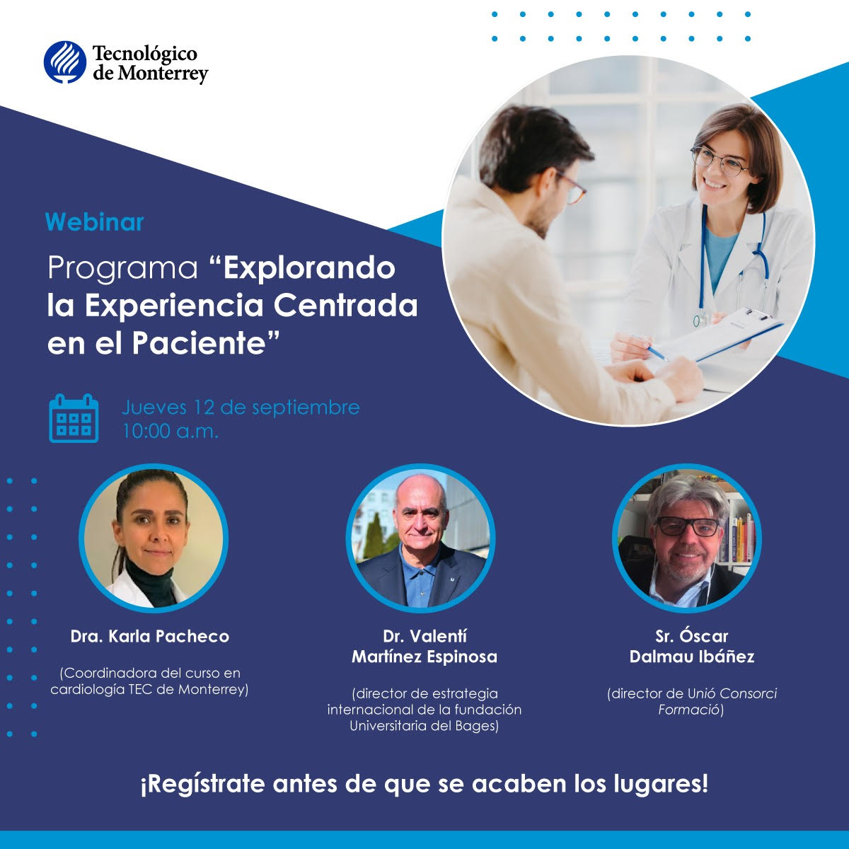 Webinar: Explorando la Experiencia Centrada en el Paciente por el Tecnológico de Monterrey