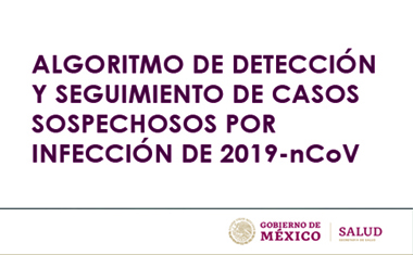 Algoritmo de detección y seguimiento de casos sospechosos por infección de 2019-nCoV