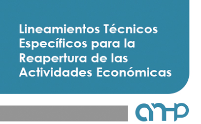 Lineamientos Técnicos Específicos para la Reapertura de las Actividades Económicas